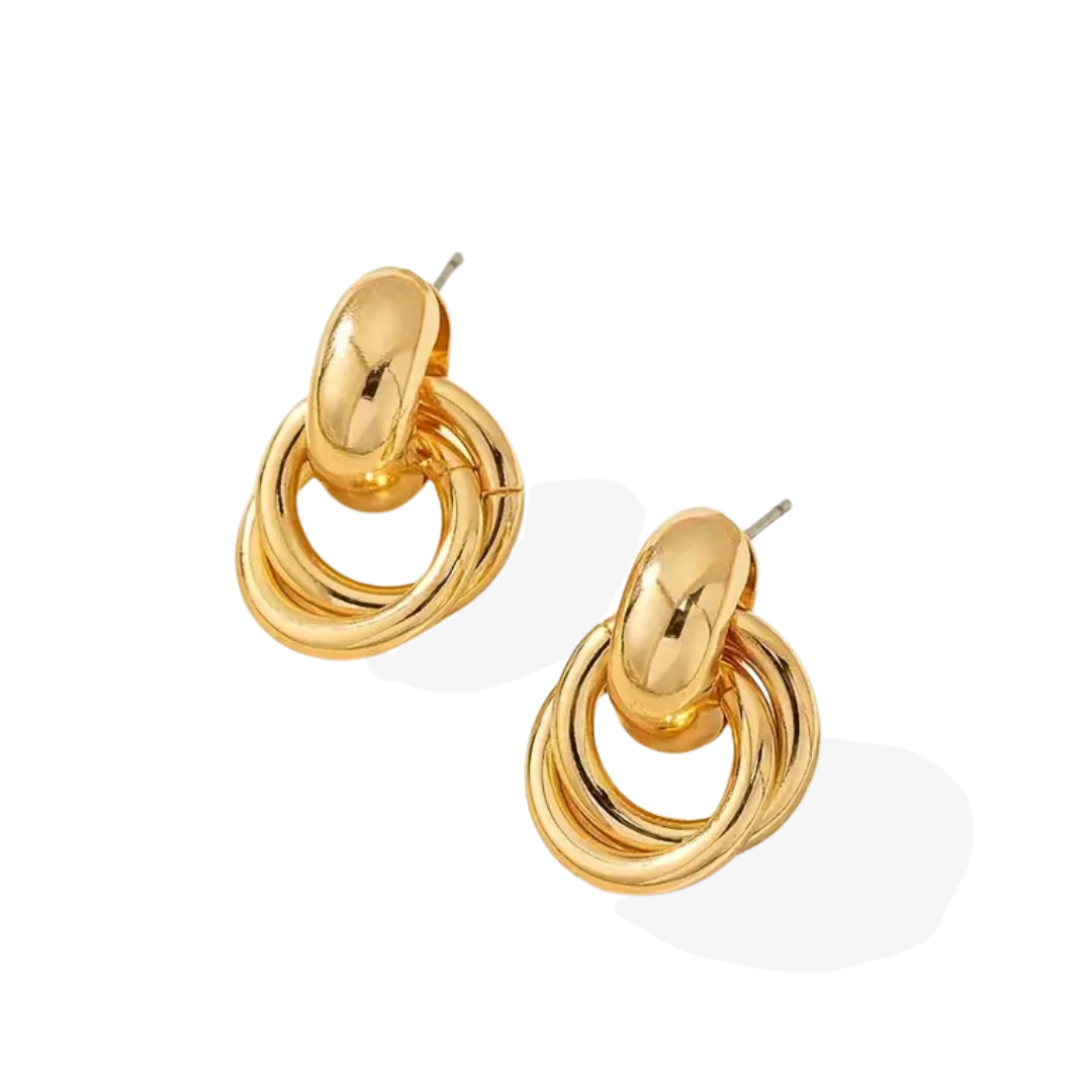 Viora Gold knot Earrings